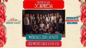 Sindicato Argentino de Boleros | Amor de Miércoles